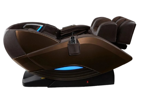 Right Side View Of The Kyota Yutaka M898 Massage Chair In The Zero Gravity Position Shown In The Brown Color